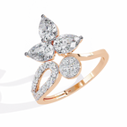 Floral Diamond Ring