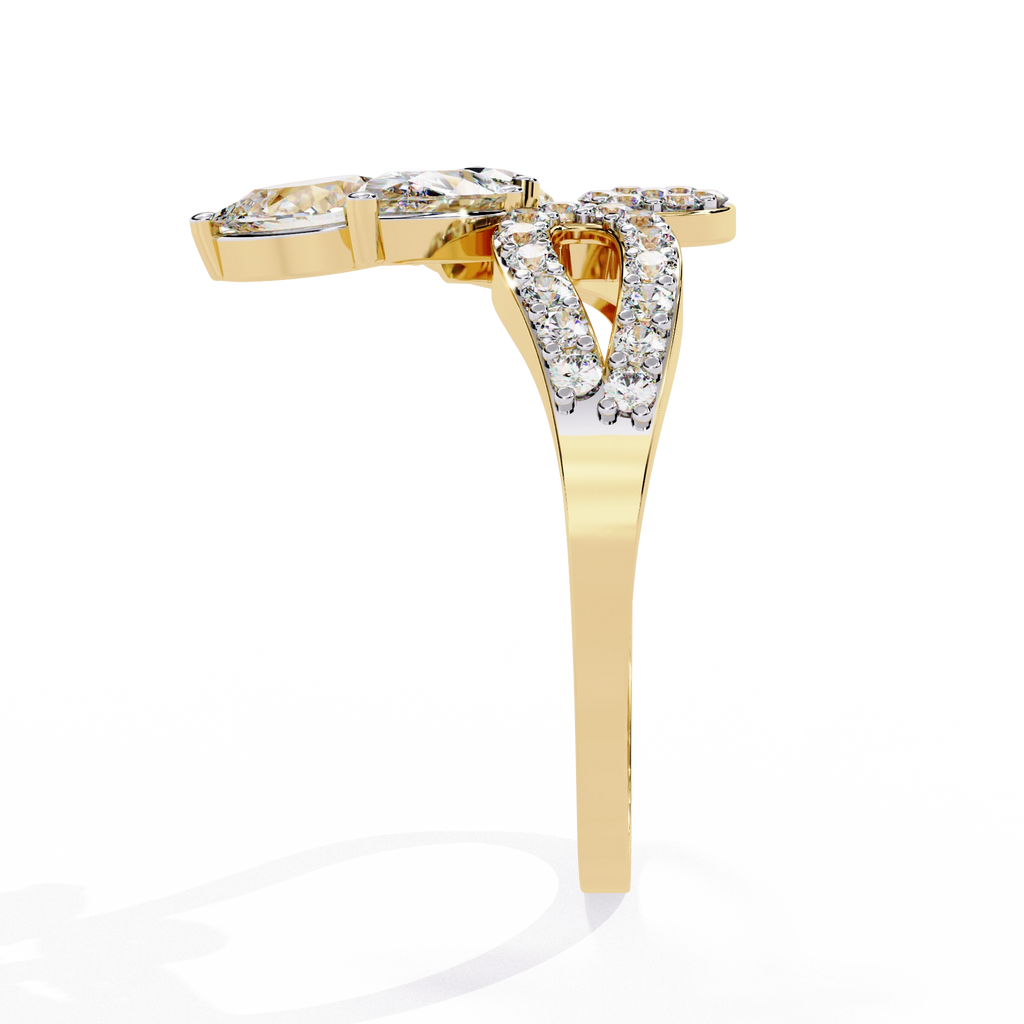 Floral Diamond Ring
