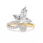 Floral Diamond Ring