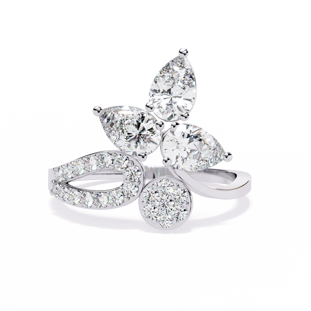 Floral Diamond Ring