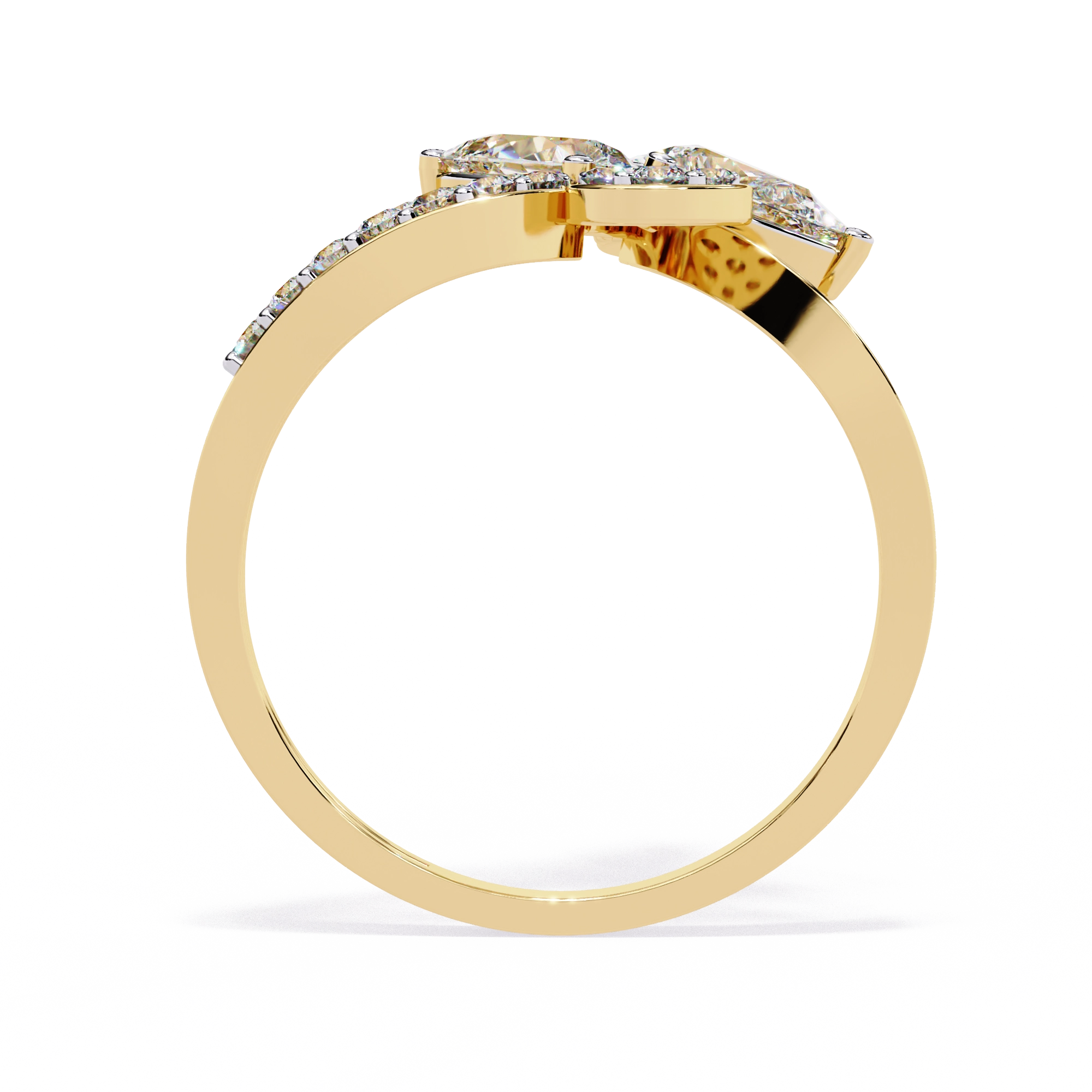 Floral Diamond Ring