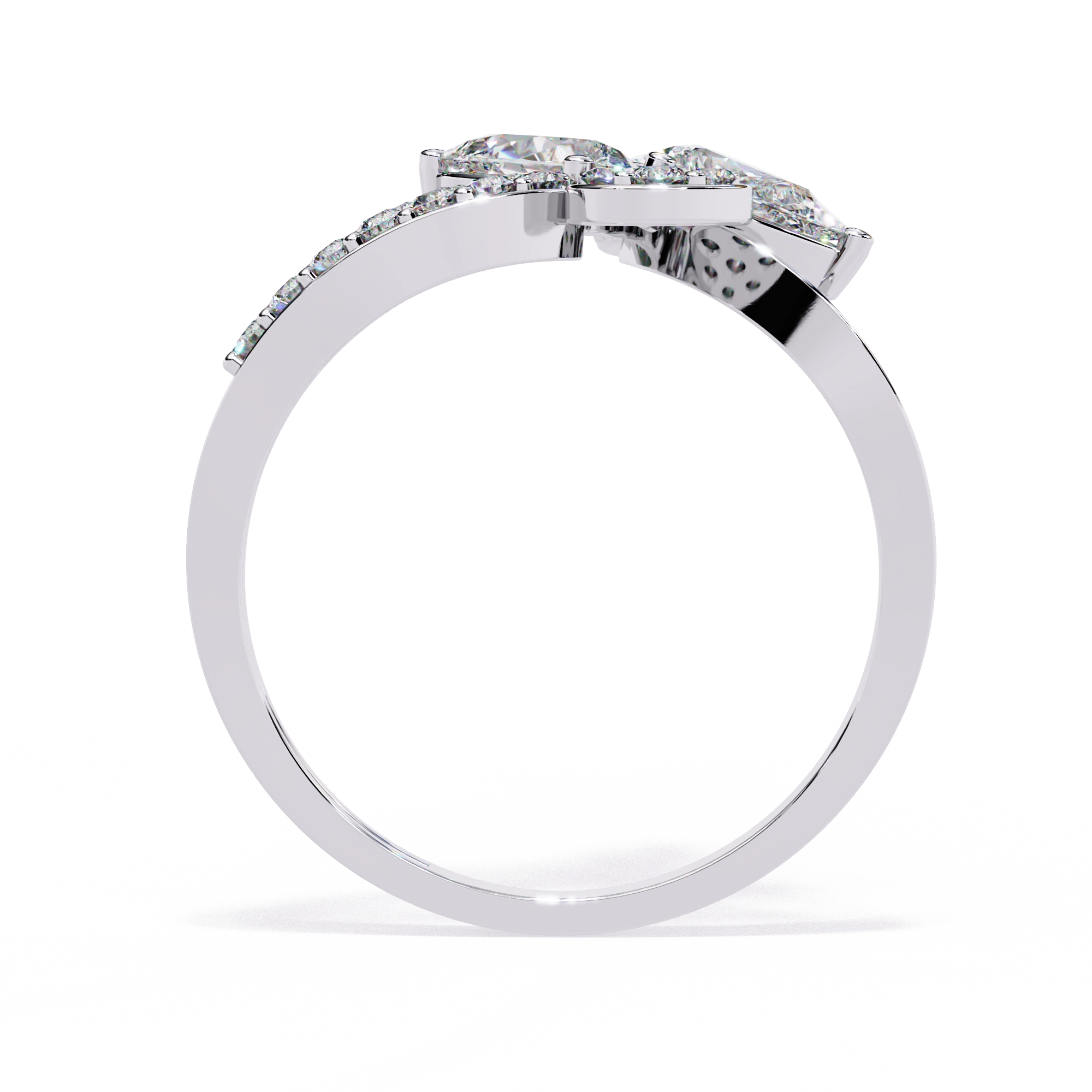 Floral Diamond Ring