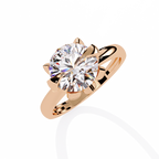 Crown Inspired Diamond Ring