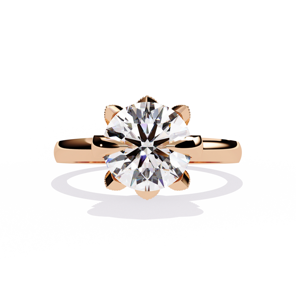 Crown Inspired Diamond Ring