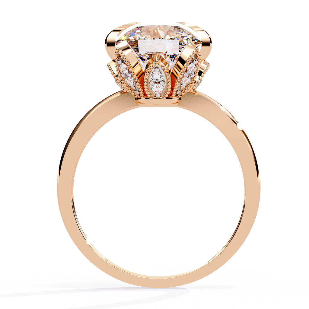Crown Inspired Diamond Ring