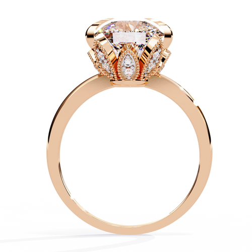 Crown Inspired Diamond Ring