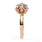 Crown Inspired Diamond Ring