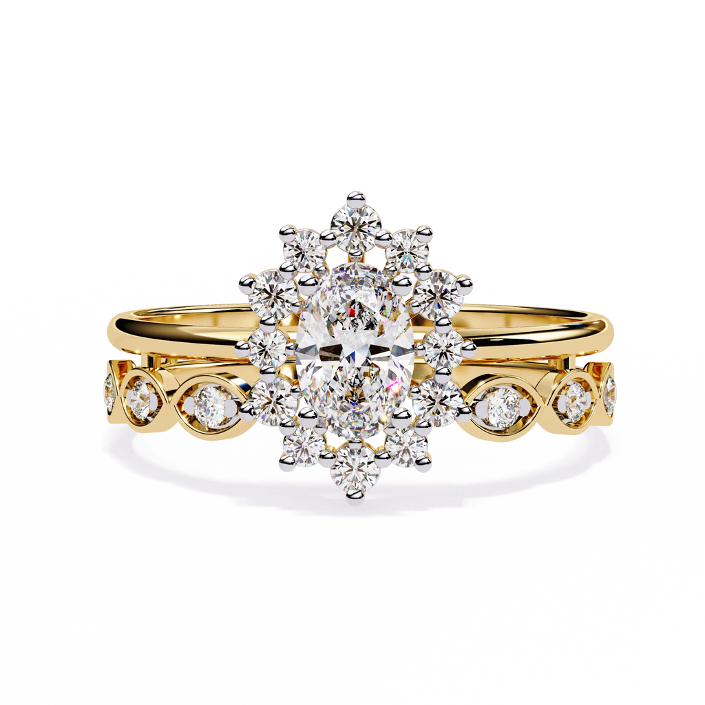 Minimal Diamond Band Ring
