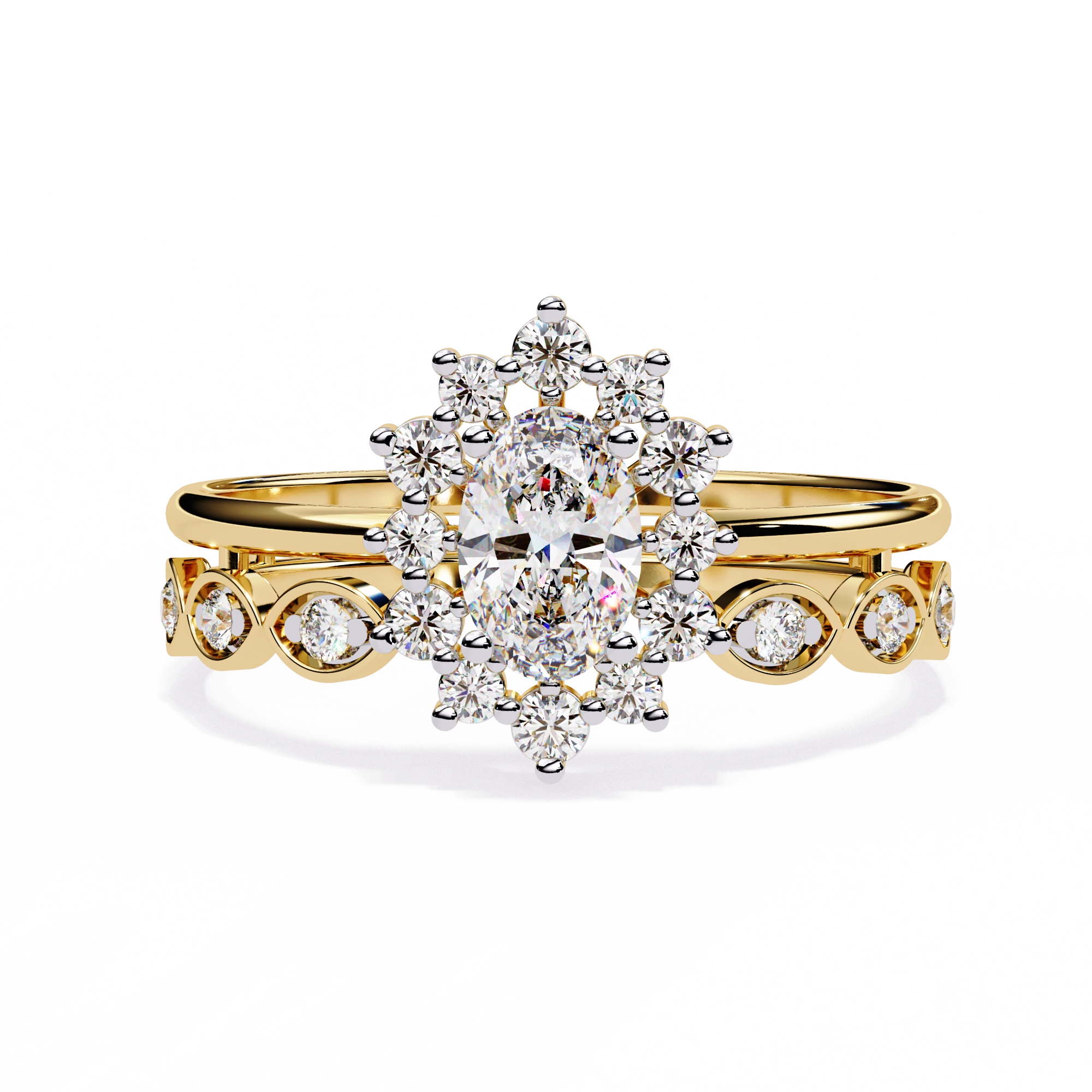 Minimal Diamond Band Ring