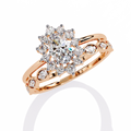 Minimal Diamond Band Ring