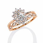 Minimal Diamond Band Ring