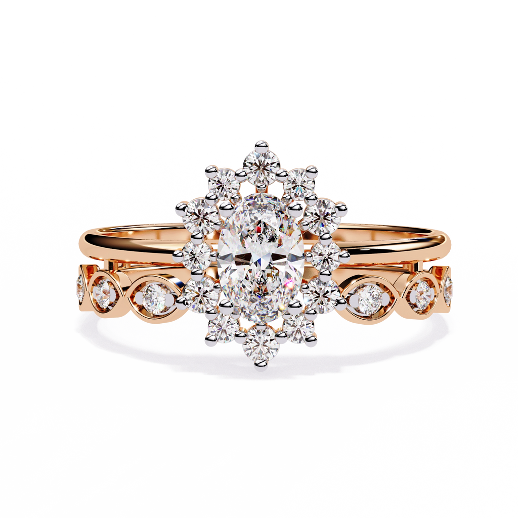 Minimal Diamond Band Ring