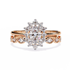 Minimal Diamond Band Ring
