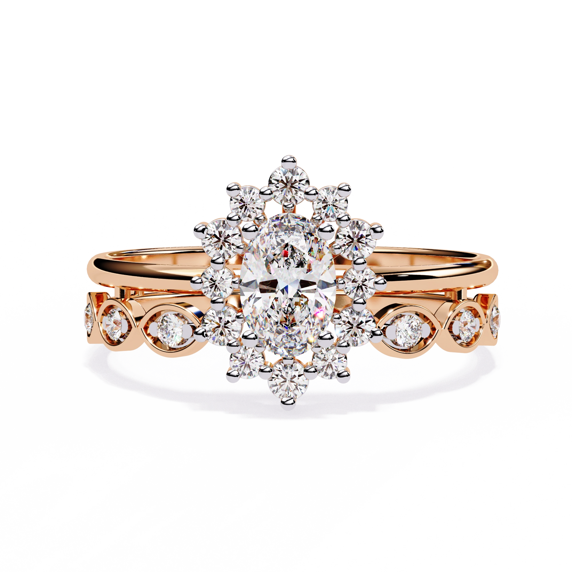 Minimal Diamond Band Ring