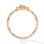 Minimal Diamond Band Ring