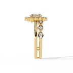 Minimal Diamond Band Ring