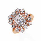 Elevated Halo Diamond Ring