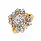 Elevated Halo Diamond Ring