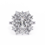 Elevated Halo Diamond Ring