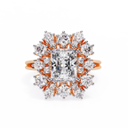 Elevated Halo Diamond Ring