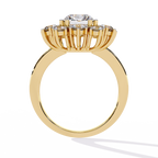 Elevated Halo Diamond Ring