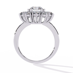 Elevated Halo Diamond Ring