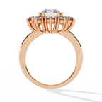 Elevated Halo Diamond Ring