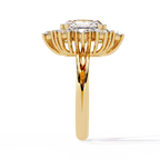 Elevated Halo Diamond Ring