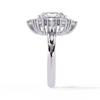 Elevated Halo Diamond Ring