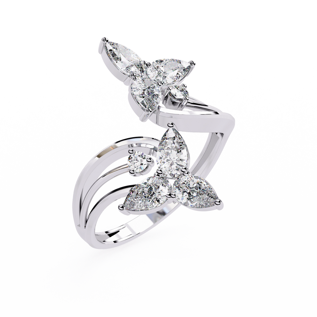 Luxury Butterfly Designer Ring