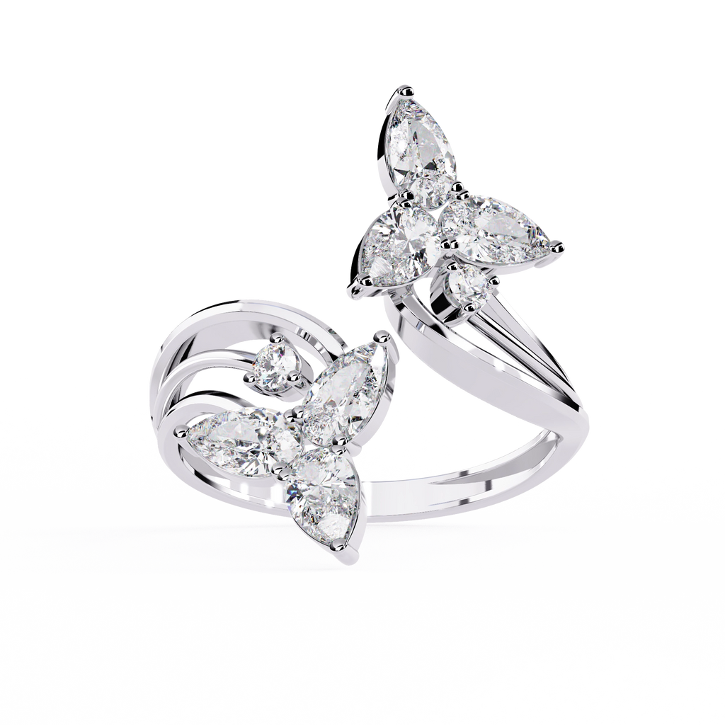 Luxury Butterfly Designer Ring