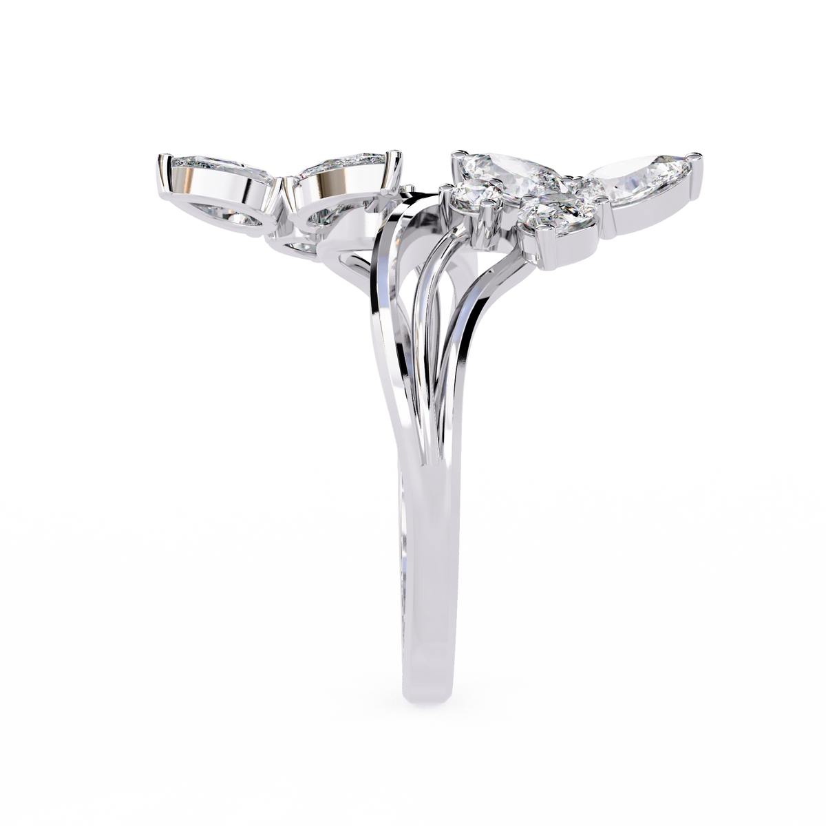 Luxury Butterfly Designer Ring