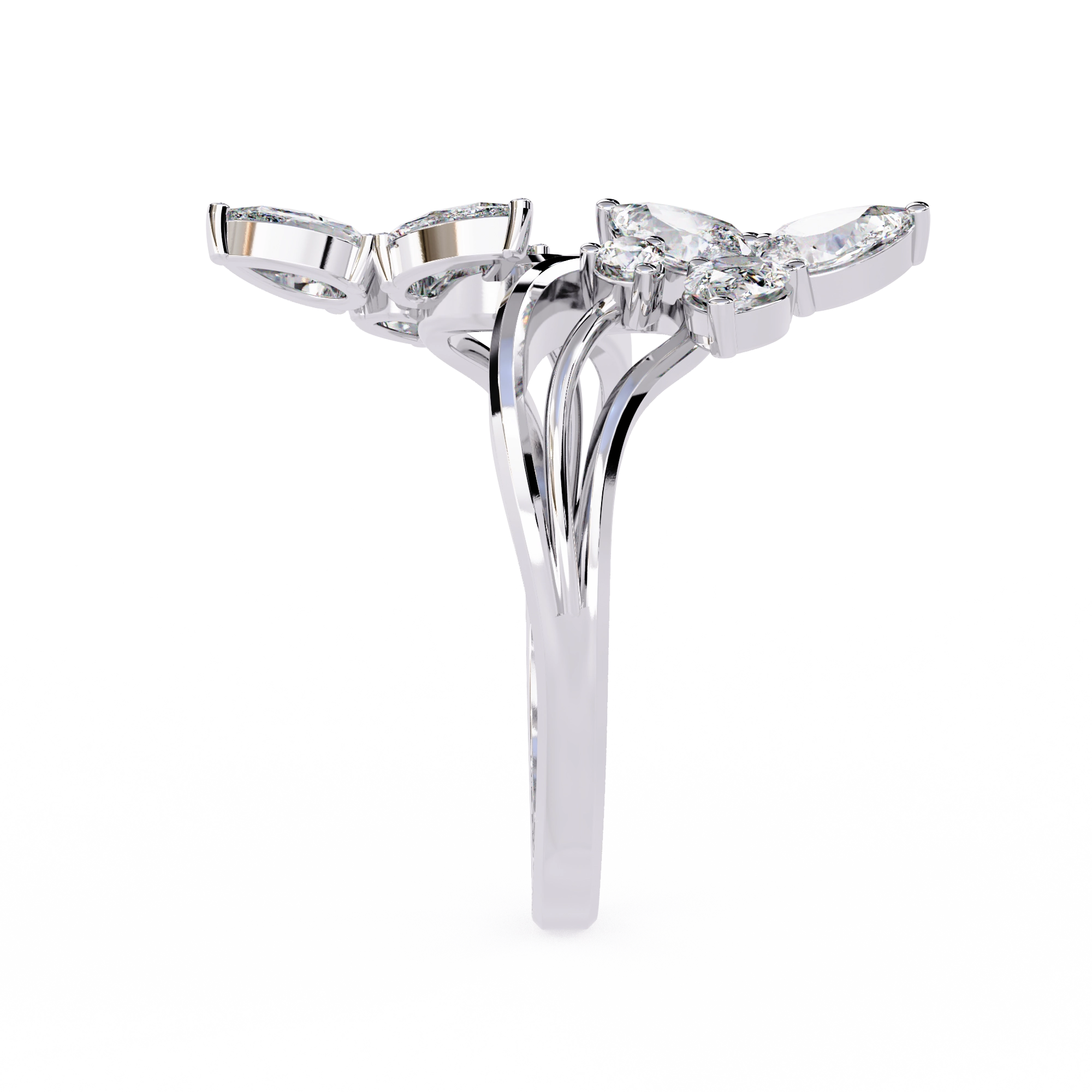 Luxury Butterfly Designer Ring
