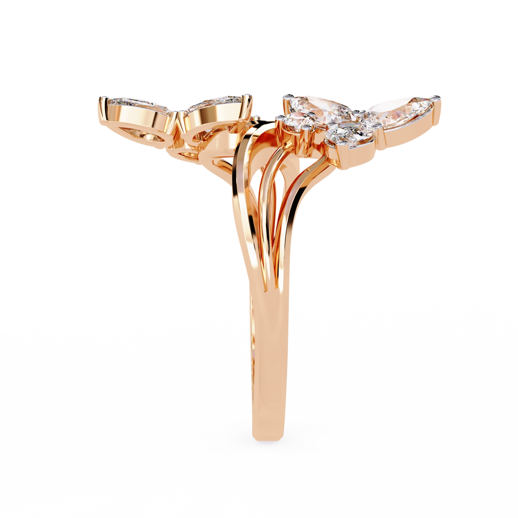 Luxury Butterfly Designer Ring