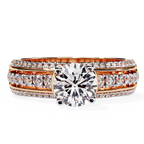 Modern Solitaire Diamond Band Ring