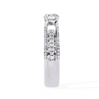 Modern Solitaire Diamond Band Ring