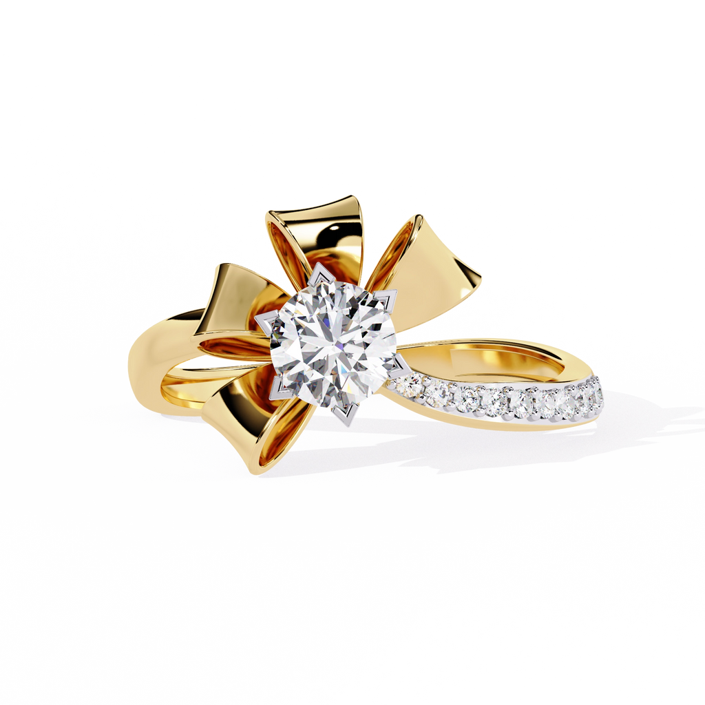 Star Inspired Diamond Statement Ring