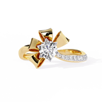 Star Inspired Diamond Statement Ring