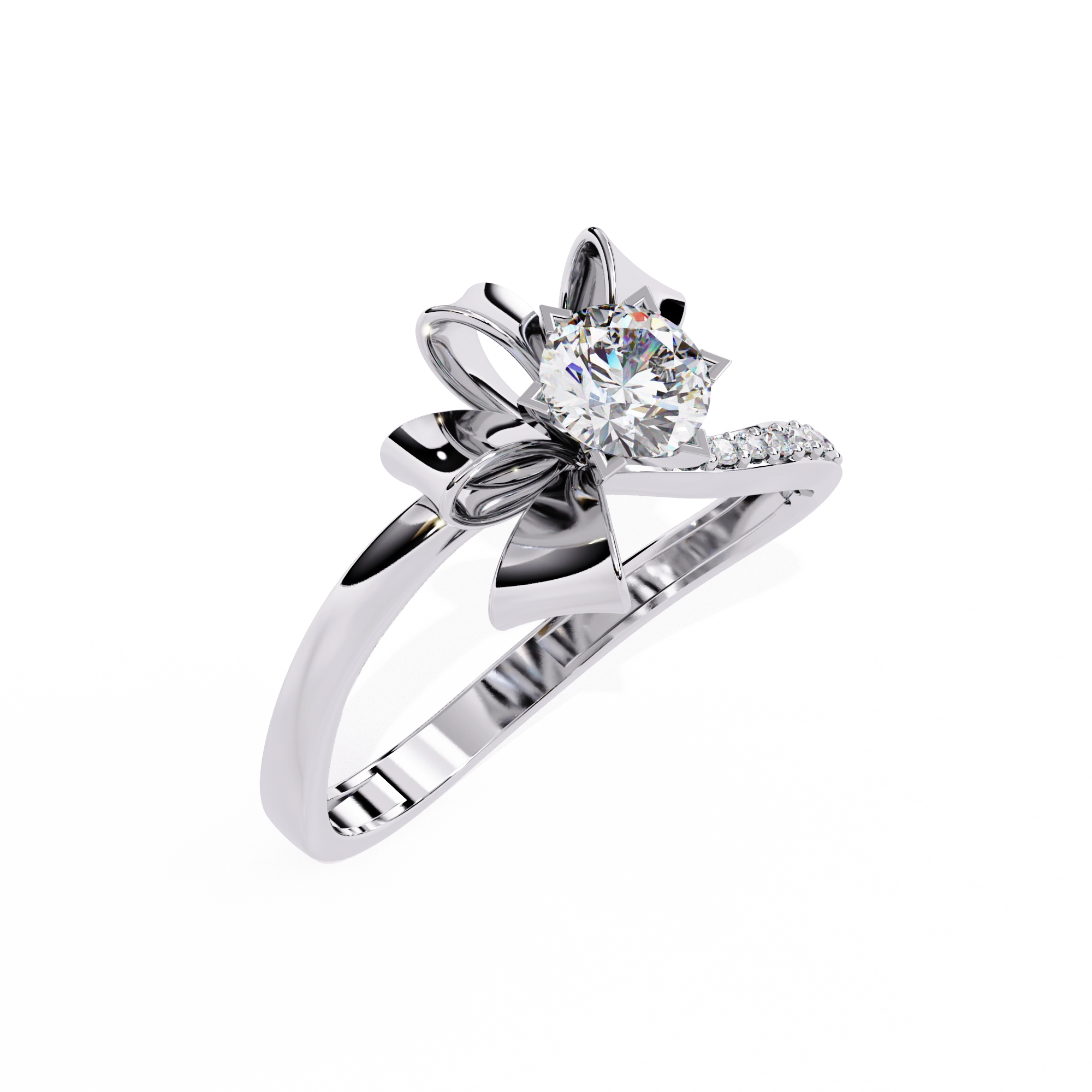 Star Inspired Diamond Statement Ring