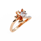 Star Inspired Diamond Statement Ring