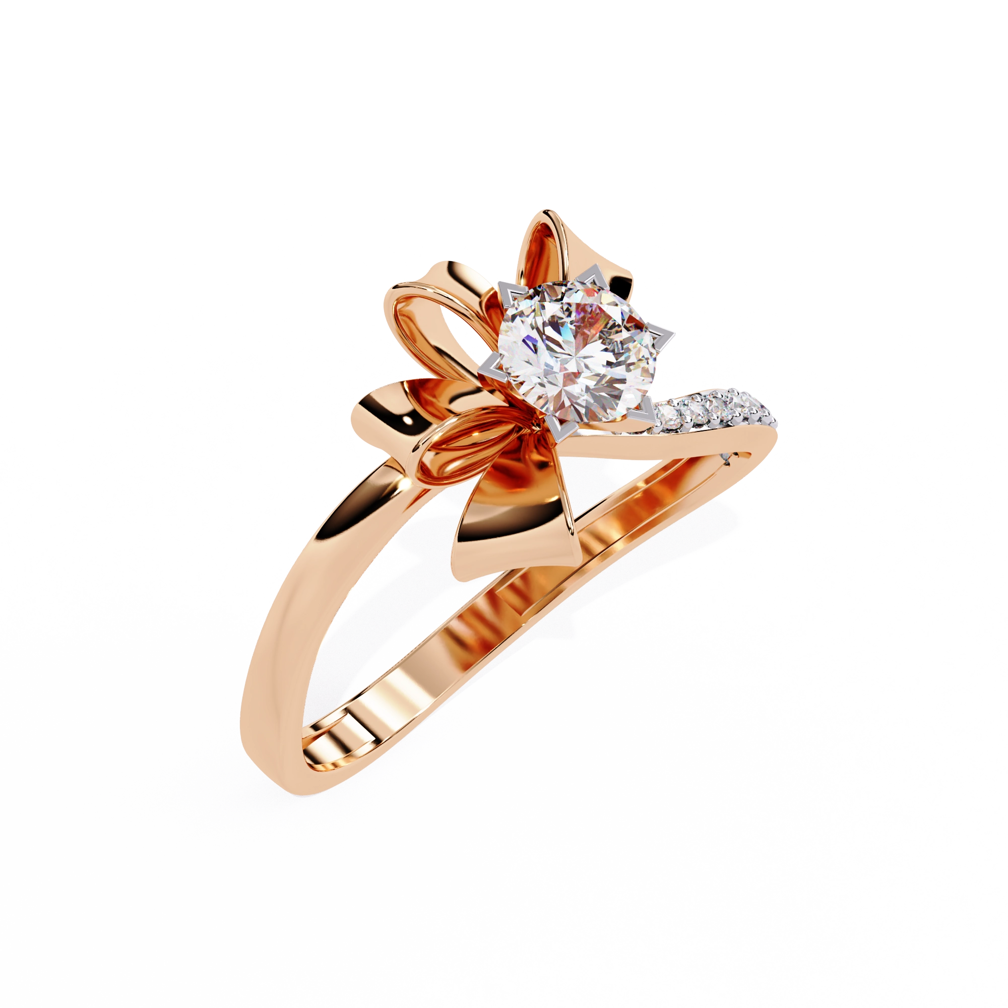 Star Inspired Diamond Statement Ring