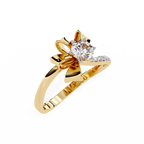 Star Inspired Diamond Statement Ring