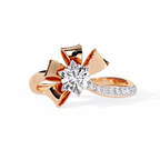 Star Inspired Diamond Statement Ring