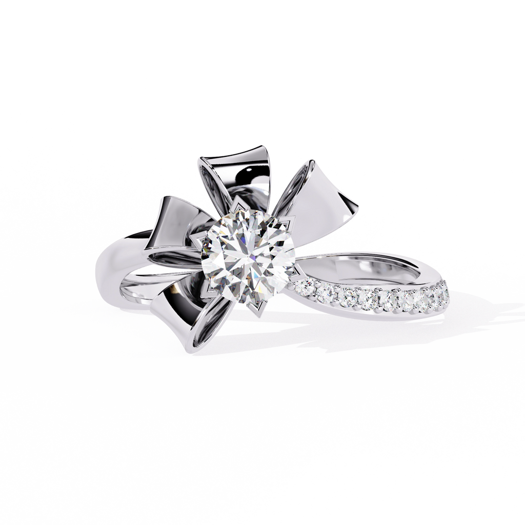 Star Inspired Diamond Statement Ring