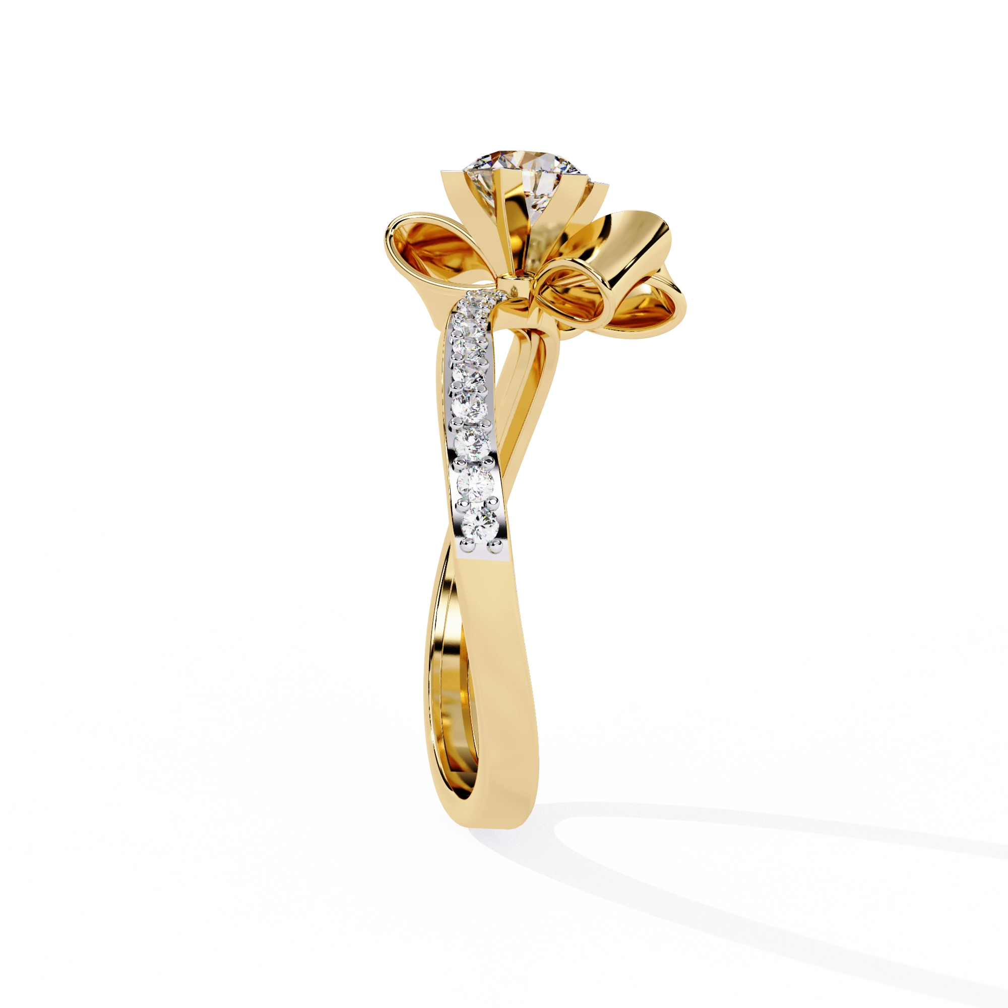 Star Inspired Diamond Statement Ring