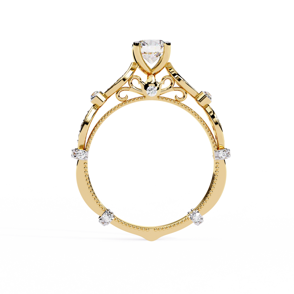 Vintage Diamond Infinity Ring