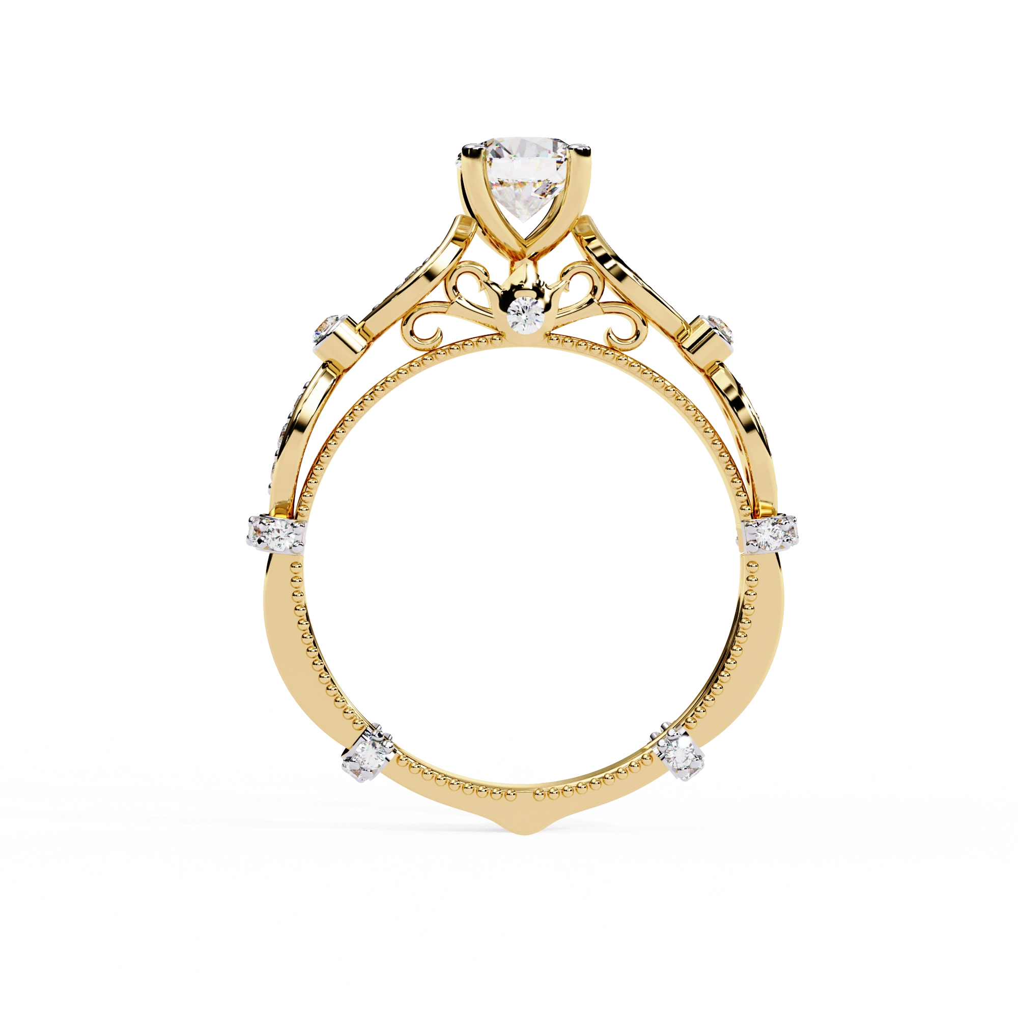 Vintage Diamond Infinity Ring