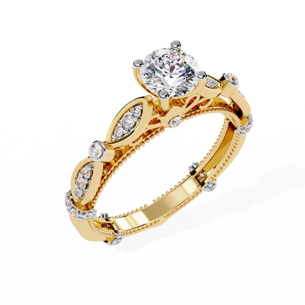 Vintage Diamond Infinity Ring
