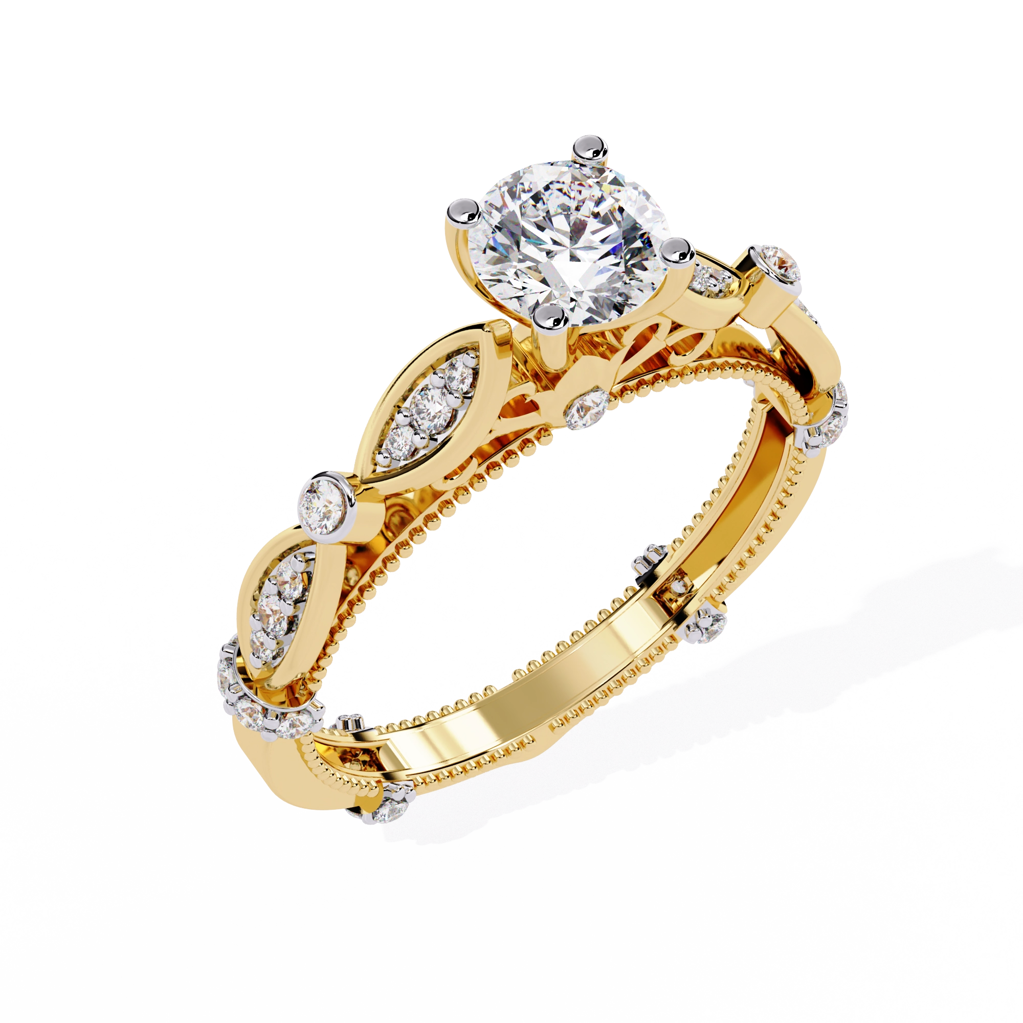 Vintage Diamond Infinity Ring