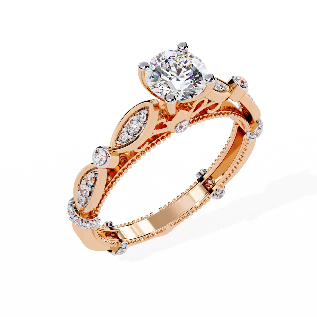 Vintage Diamond Infinity Ring